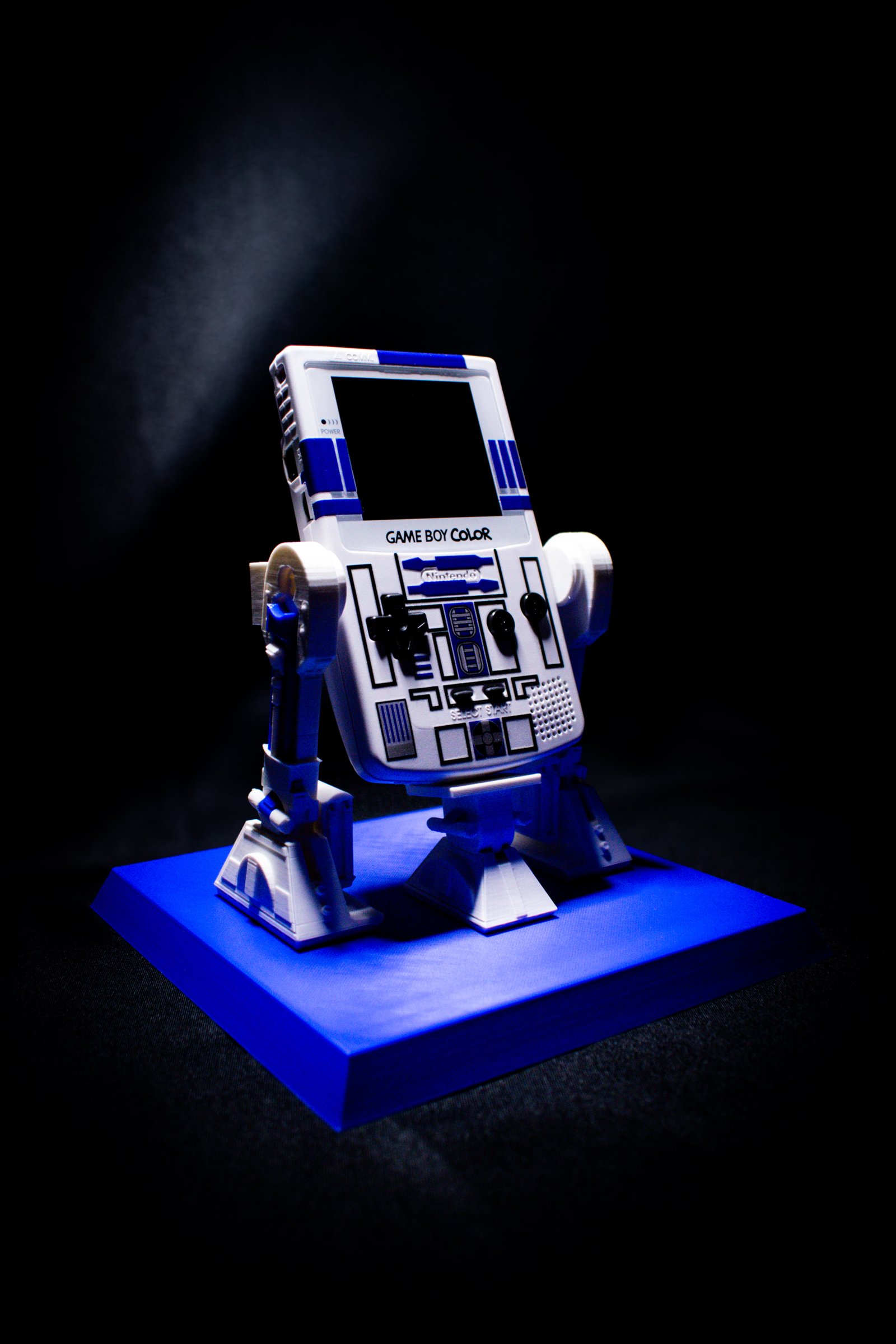 Vue de la coque custom R2-D2